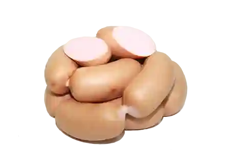 ВАРЕНОЕ КОЛБАСНОЕ ИЗДЕЛИЕ МЯСНОЕ. САРДЕЛЬКИ "СВИНЫЕ ГРАНД" ВЫСШИЙ СОРТ (упаковано в газовой среде, натуральная оболочка)