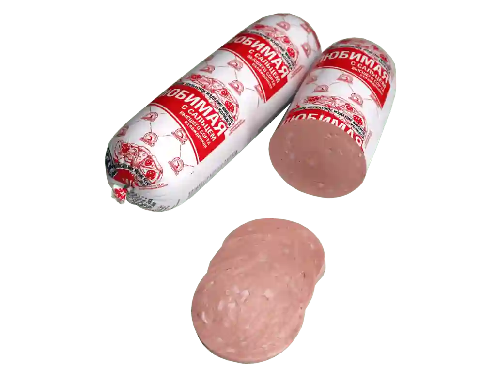 Колбаса "Любимая с сальцем"